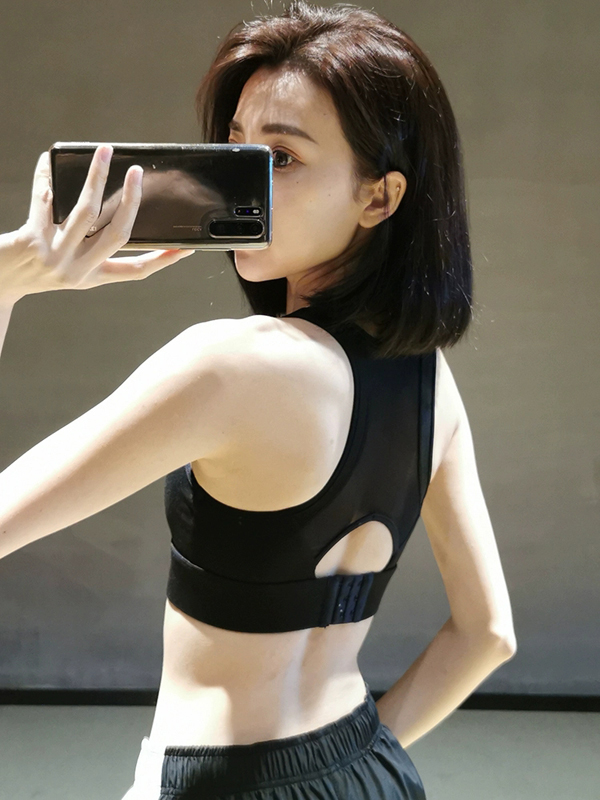 Sports Yoga Bra Shockproof Running Fitness Bra Gym Workout Bra Back Sports Bra