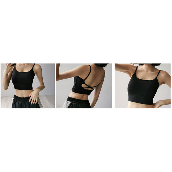 Breathable Sport Bra Shockproof Padded Athletic Gym Running Fitness Yoga Sports Tops