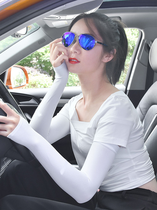 1 Pair  Sport Running Cycling Golf Fishing Arm Sleeve Sunshade Sleeve