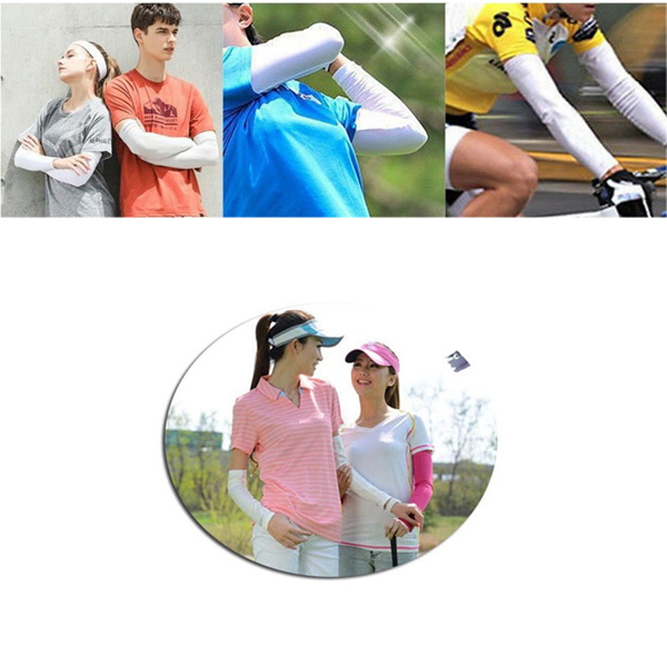 1 Pair  Sport Running Cycling Golf Fishing Arm Sleeve Sunshade Sleeve