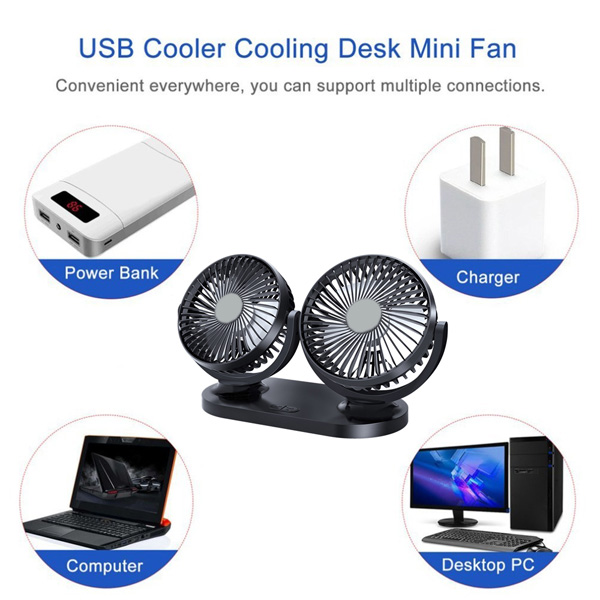 Outdoor Portable Mini Fan Laptop Computer PC Cooler Cooling Desktop Fan