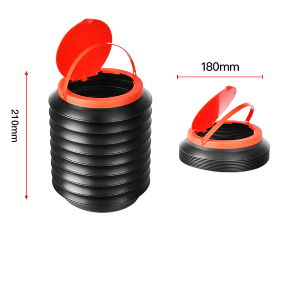 New Folded Retractable Bucket Portable Bucket For Hiking Picnic Barbecue Travel