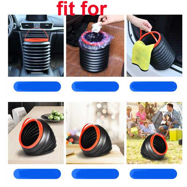 New Folded Retractable Bucket Portable Bucket For Hiking Picnic Barbecue Travel