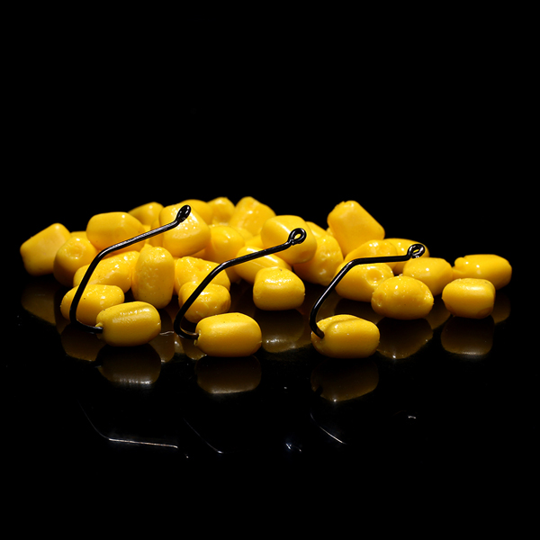 100Pc Fishing Corn Floating Boilies Flavoured Soft Lure Grass Carp Bait Silicone Soft Plastic Bait