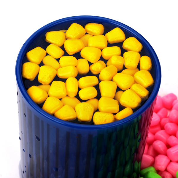 100Pc Fishing Corn Floating Boilies Flavoured Soft Lure Grass Carp Bait Silicone Soft Plastic Bait