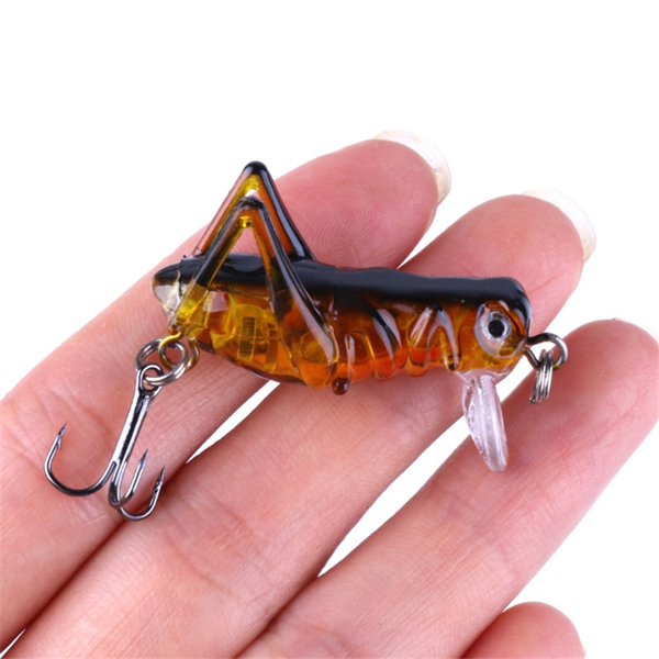 1pc 40mm 3g Insects Fishing Hook Fish Bait Swimbait