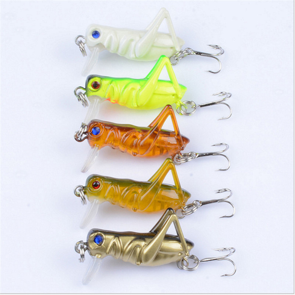 1pc 40mm 3g Insects Fishing Hook Fish Bait Swimbait