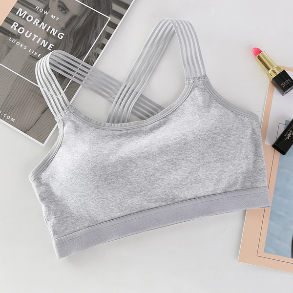 New Back Padded Sports Bras Cross Straps Yoga Sport Bra Fitness Running Gym Top Sportswear