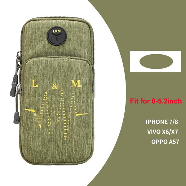 New Universal 5.2 Inch Outdoor Sports Arm Phone Bag