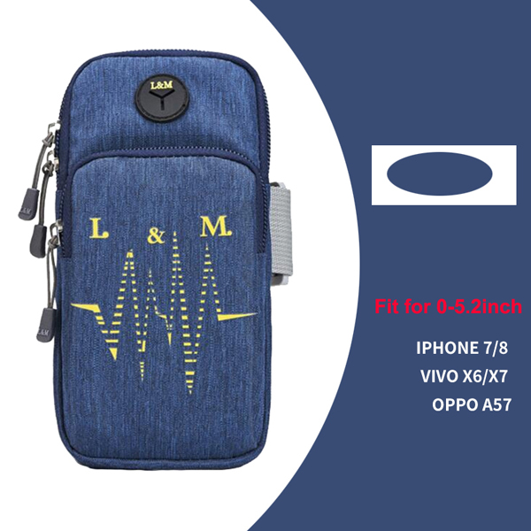New Universal 5.2 Inch Outdoor Sports Arm Phone Bag