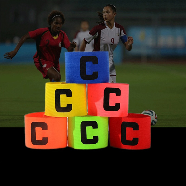1 X Arm Band Leader Competition Football Captain Armband Soccer Captain Armband Group Armband