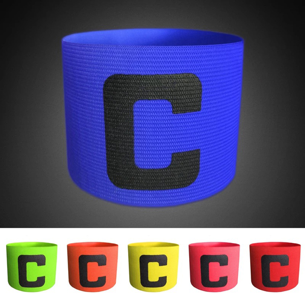 1 X Arm Band Leader Competition Football Captain Armband Soccer Captain Armband Group Armband
