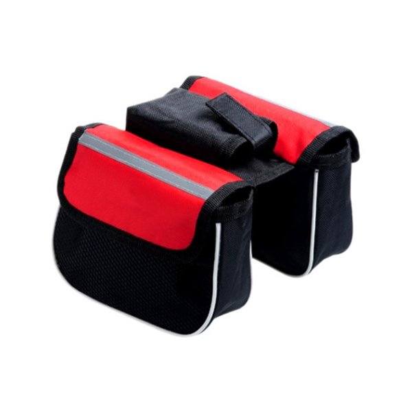 New Outdoor Cycling Bicycle Bag Double Pouch  Saddle Tube Bag