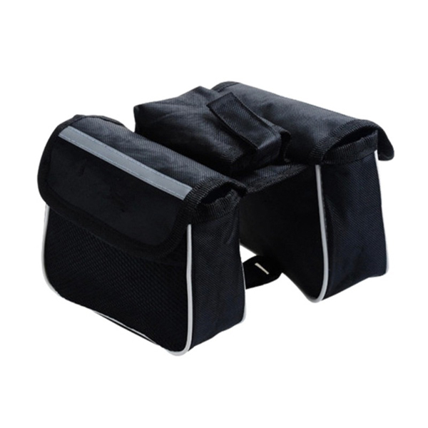 New Outdoor Cycling Bicycle Bag Double Pouch  Saddle Tube Bag