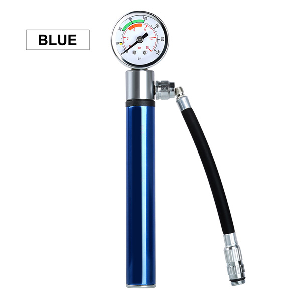 New Mini Sport Outdoor Bicycle Pump Pressure Gauge Hand Cycling Pump Presta MTB Tire Bike Pump