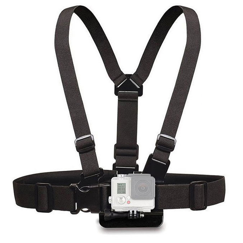 Outdoor Adjustable Chest Body Harness Belt Strap Mount For Gopro Hero 6 5 4 3 SJCAM XIAOMI YI Dji