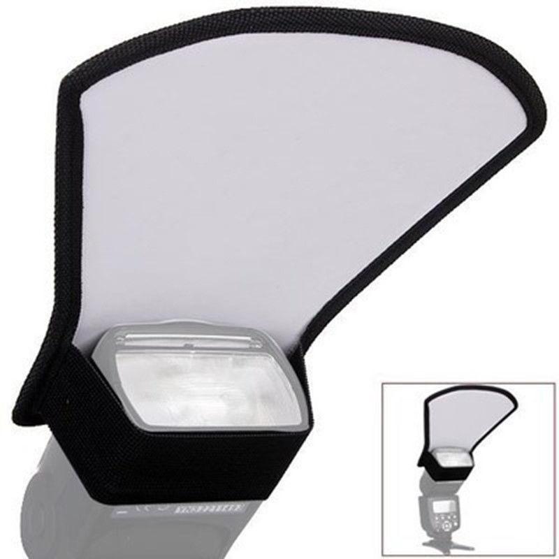 Outdoor 2-in-1 Camera Flash Diffuser Flash Softbox Photo Light Reflector For Canon Camera