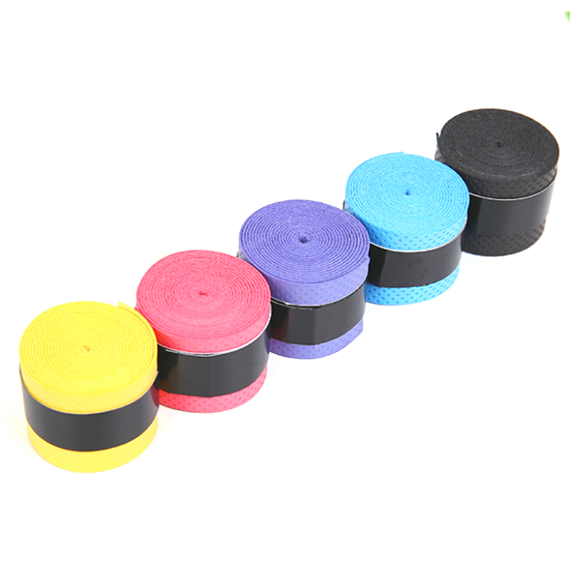 5pcs Racket Grip Anti Slip Absorbent Tennis Overgrip Badminton Overgrip Pickleball Overgrip