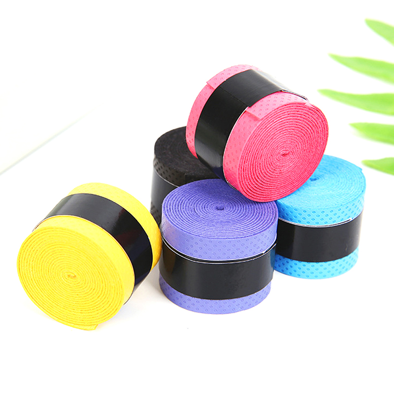 5pcs Racket Grip Anti Slip Absorbent Tennis Overgrip Badminton Overgrip Pickleball Overgrip