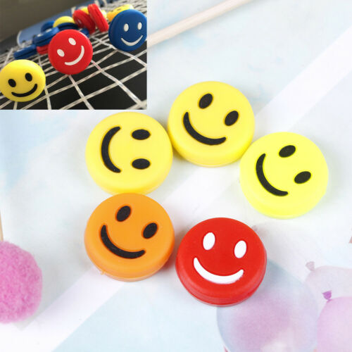 5PCS Anti-Slip Tennis Badminton Racket Overgrips Absorbent Grip + Tennis Racquet Vibration Dampeners