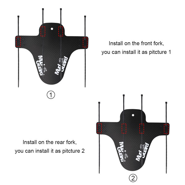 New Outdoor Bicycle Fenders Front/Rear Tire Wheel Fenders Mudguard
