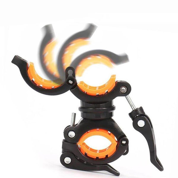 New Cycling Bike Flashlight Holder Bicycle Light Torch Mount LED Head Front Light Holder