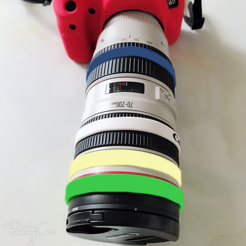 Outdoor Focus Rubber circle ring silicone Bracelet Wristbands Protective for canon nikon