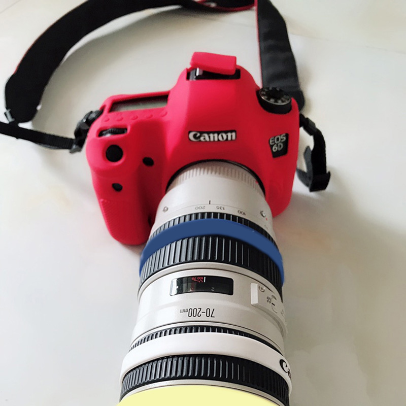 Outdoor Focus Rubber circle ring silicone Bracelet Wristbands Protective for canon nikon