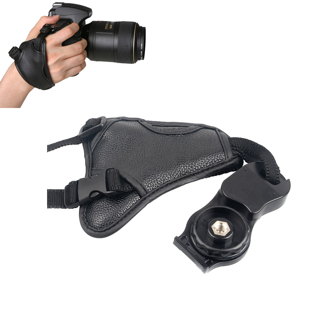 PU Camera Strap Hand Grip Wrist Strap Belt for Outdoor Nikon Canon Sony DSLR Camera Photography
