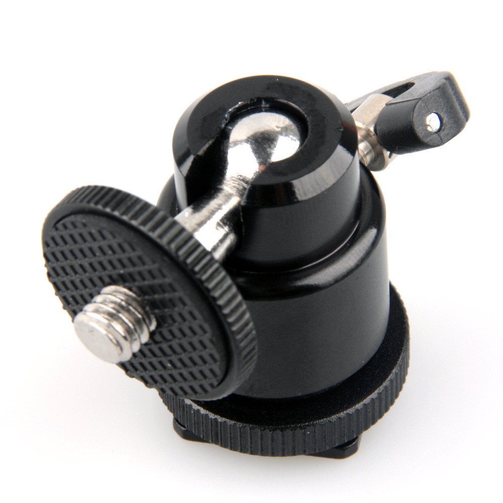Outdoor Shoe Ball Head Flash Bracket Holder Mount Screw For Camera Tripod phone holder