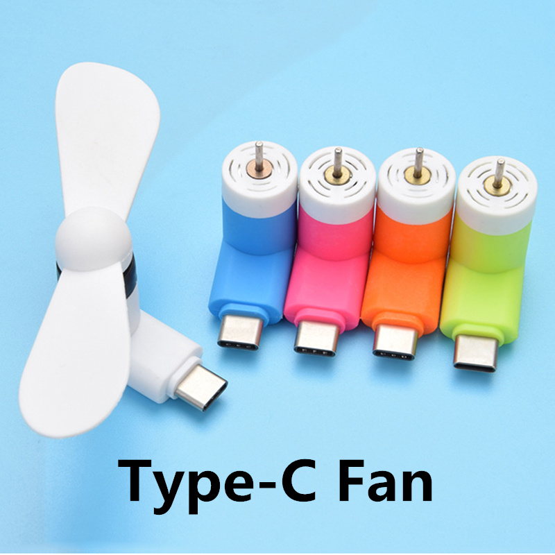 Type-c Cute Flexible Mini Cool Hand Fans for Type C Jack Interface Mobile Phone Sport Fan