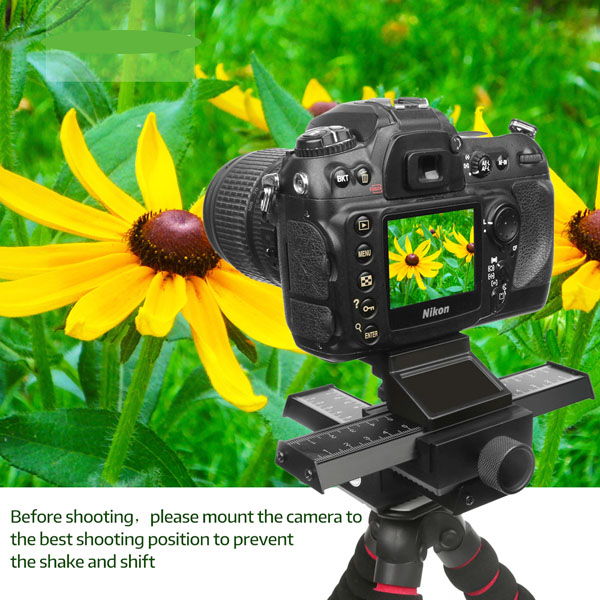 New Outdoor 4 Way Macro Focusing Rail Slider for Canon Nikon Sony Pentax DSLR Camera