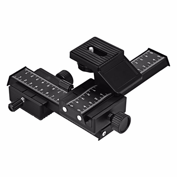 New Outdoor 4 Way Macro Focusing Rail Slider for Canon Nikon Sony Pentax DSLR Camera