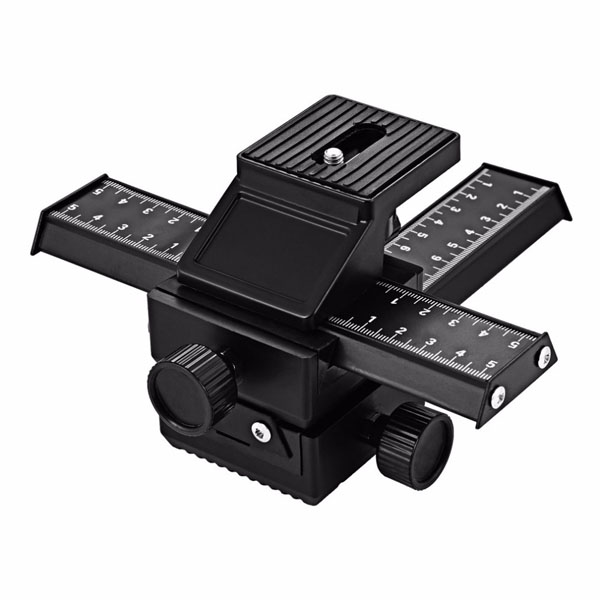 New Outdoor 4 Way Macro Focusing Rail Slider for Canon Nikon Sony Pentax DSLR Camera