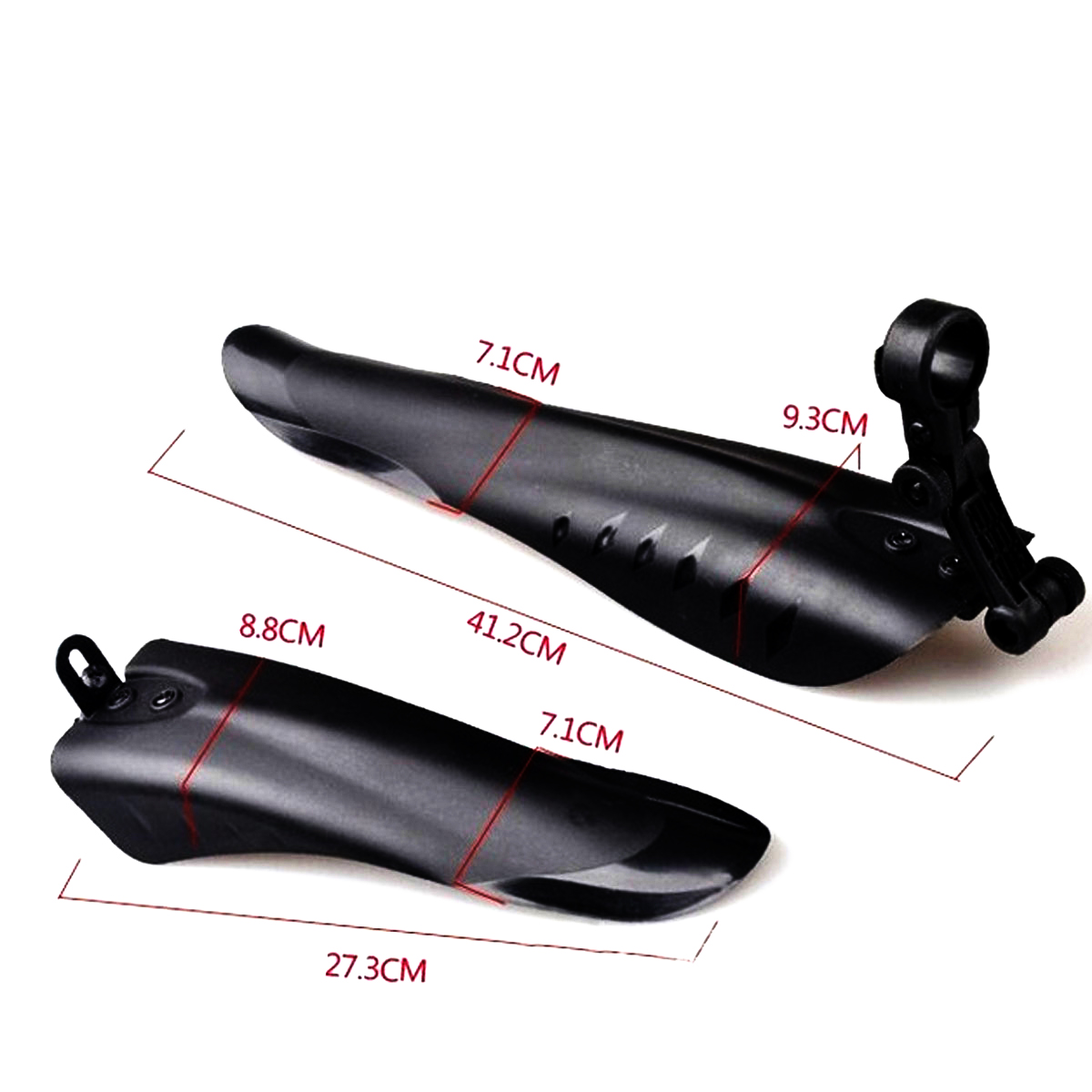 Bike Bicycle Set Front Rear Mudguards Wings for MTB Bike Tires Quick Release Mud Guards