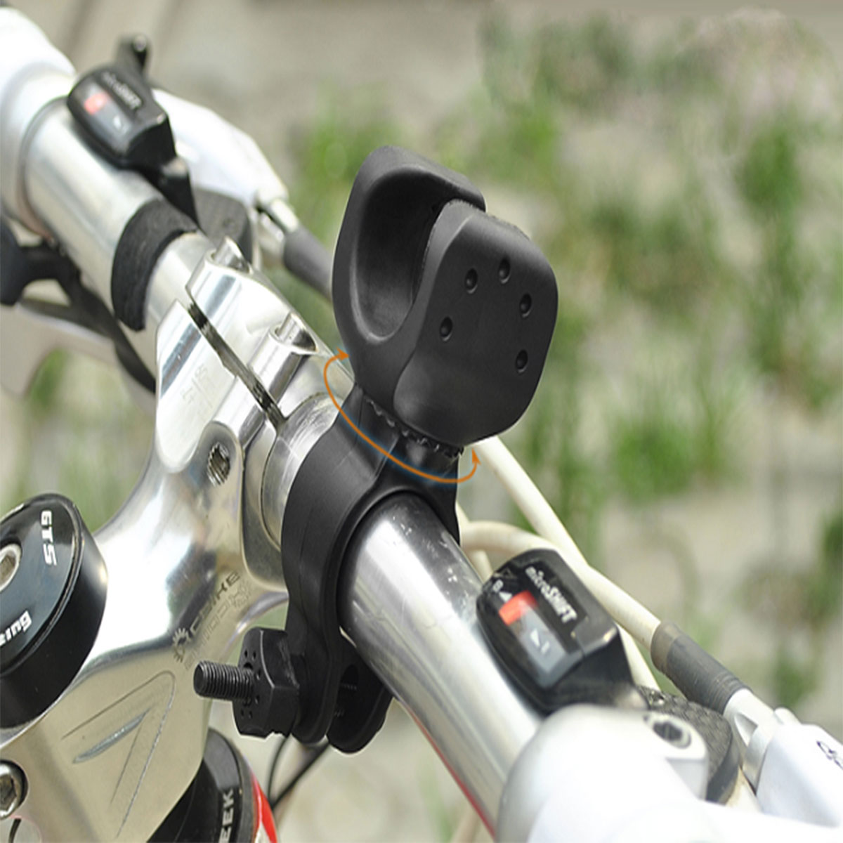 For Torch Clip Mount Bicycle Front Light Bracket Flashlight Holder Bike Holder