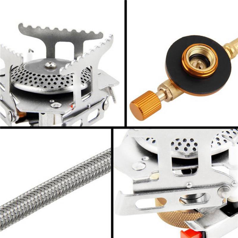 New Portable Mini Camping Stoves Folding Outdoor Gas Stove