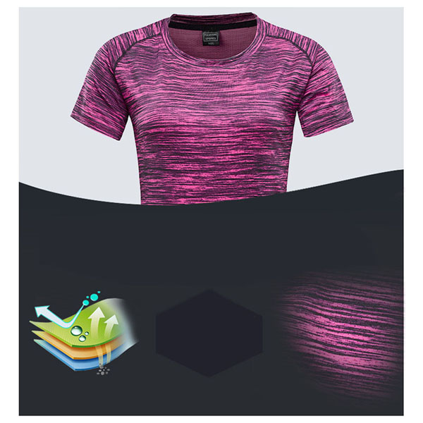Women Running Riding T-shirt Sport Shirts Short Sleeve Women Fitness  T-shirt