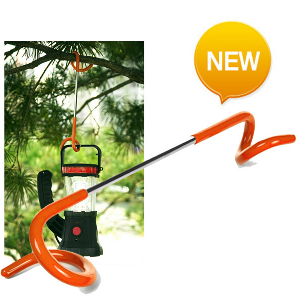 2X Outdoor Tent Light Hook Lantern Light Lamp Hanger Tent Pole Post Hooks holder Camping Fishing Aid