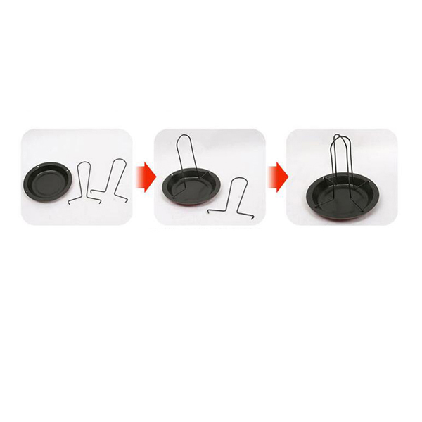 1 Set Barbecue Grilling Baking Cooking Pans Non-Stick Chicken Roaster Rack