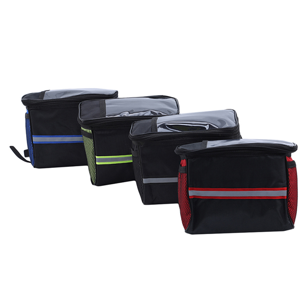 New Outdoor Bike Bicycle Front Basket Durable Waterproof Tube Handlebar Canvas Bag