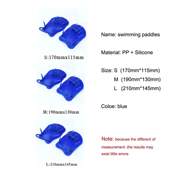 1 Pair Fin Paddle Diving Palm Hand Polypropylene Wear Swimming Webbed Gloves Frog Finger