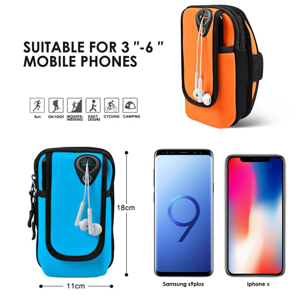 Outdoor Sport Phone Arm pouch Sports Running Armband Bag