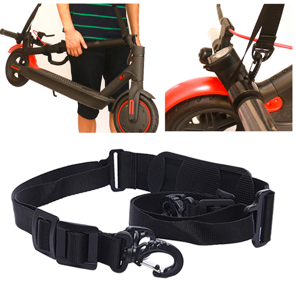Outdoor Adjustable Buckle Bicycle Carrier Skateboards Handle Single Shoulder Scooter Strap