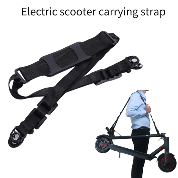Outdoor Adjustable Buckle Bicycle Carrier Skateboards Handle Single Shoulder Scooter Strap