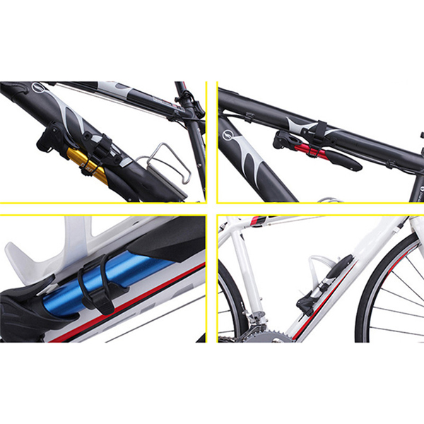 New Mount Bracket Double Mouth Portable Bike Easy Install Cycling Bicycle Pump Holder