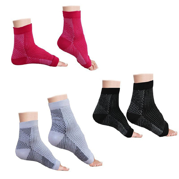 New One Pair of Outdoor Sport Yoga Wrap Heel Protector Foot Sleeves