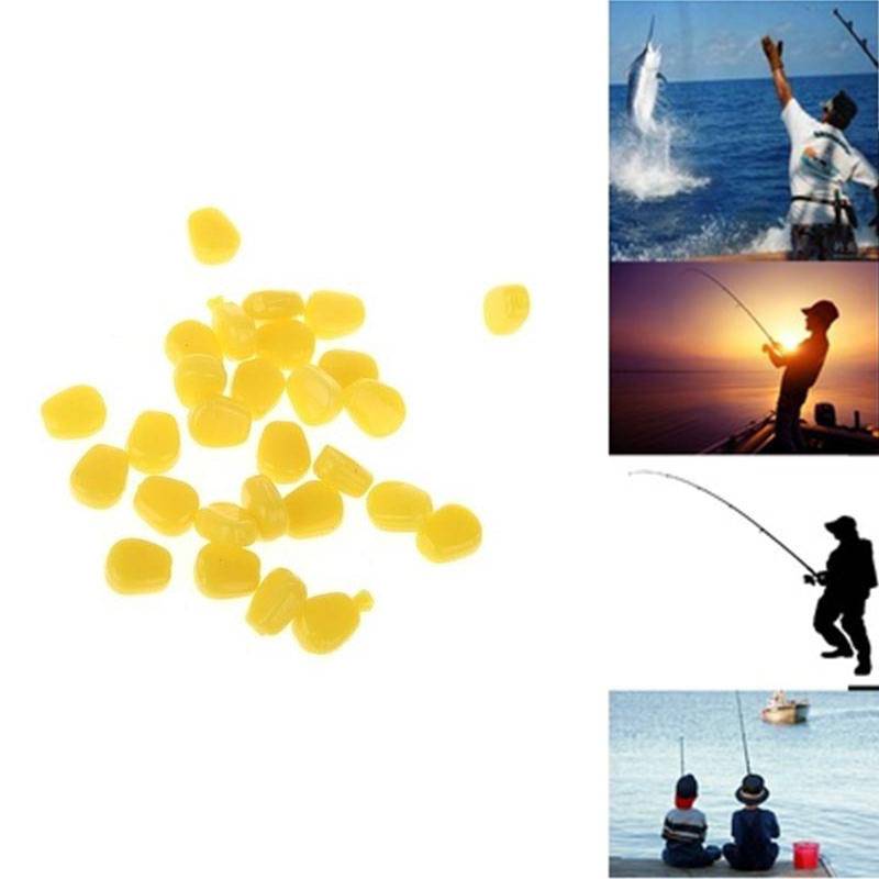 10pcs Corn Smell Carp Fishing Lure Silicone Soft Plastic Bait Fish Artificial Set Pond