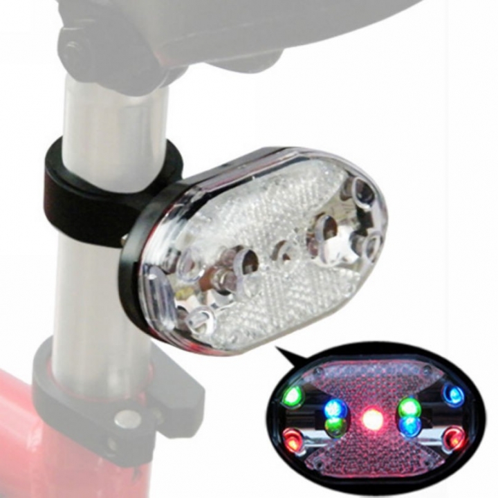 Outdoor Camping Light 9 LED Taillight Cycling Bike Bicycle Safety Warning Rear Light