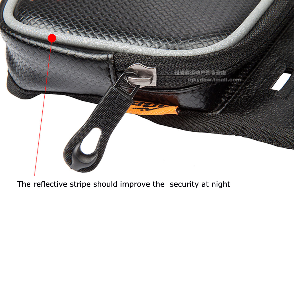Bicycle Front Top Tube Bag Cycling Bike Frame Saddle Bag For Mobile Phone Waterproof Touchscreen